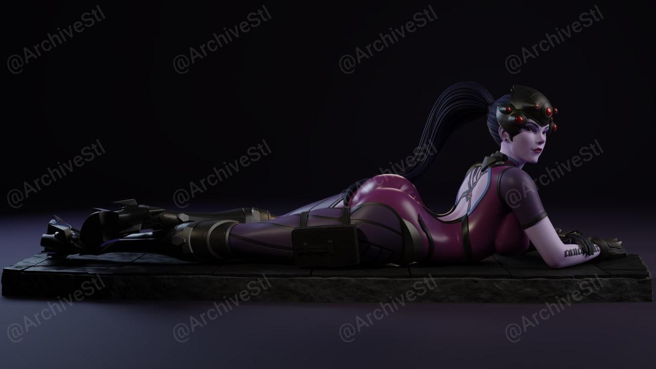守望先锋（Overwatch） 黑百合（Widowmaker） 3D 打印图纸